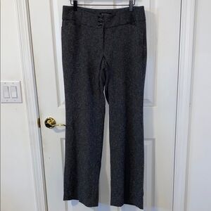 White House Black Market Gray Modern Boot Cut Pants Size 10R